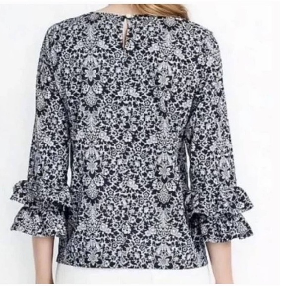 J CREW Women’s Blue Blouse 2 - Picture 2 of 2